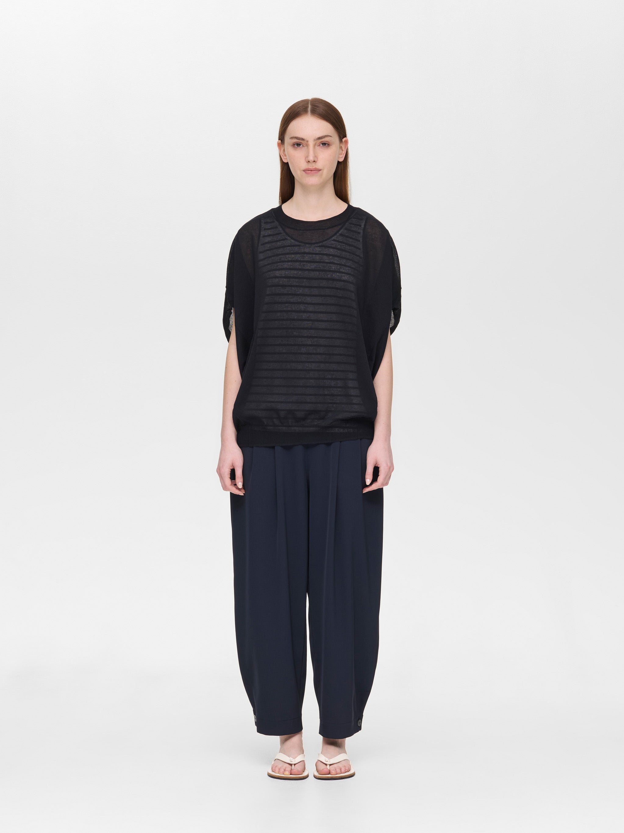tuck hem cocoon PT | 2-260103A – mizuiro ind