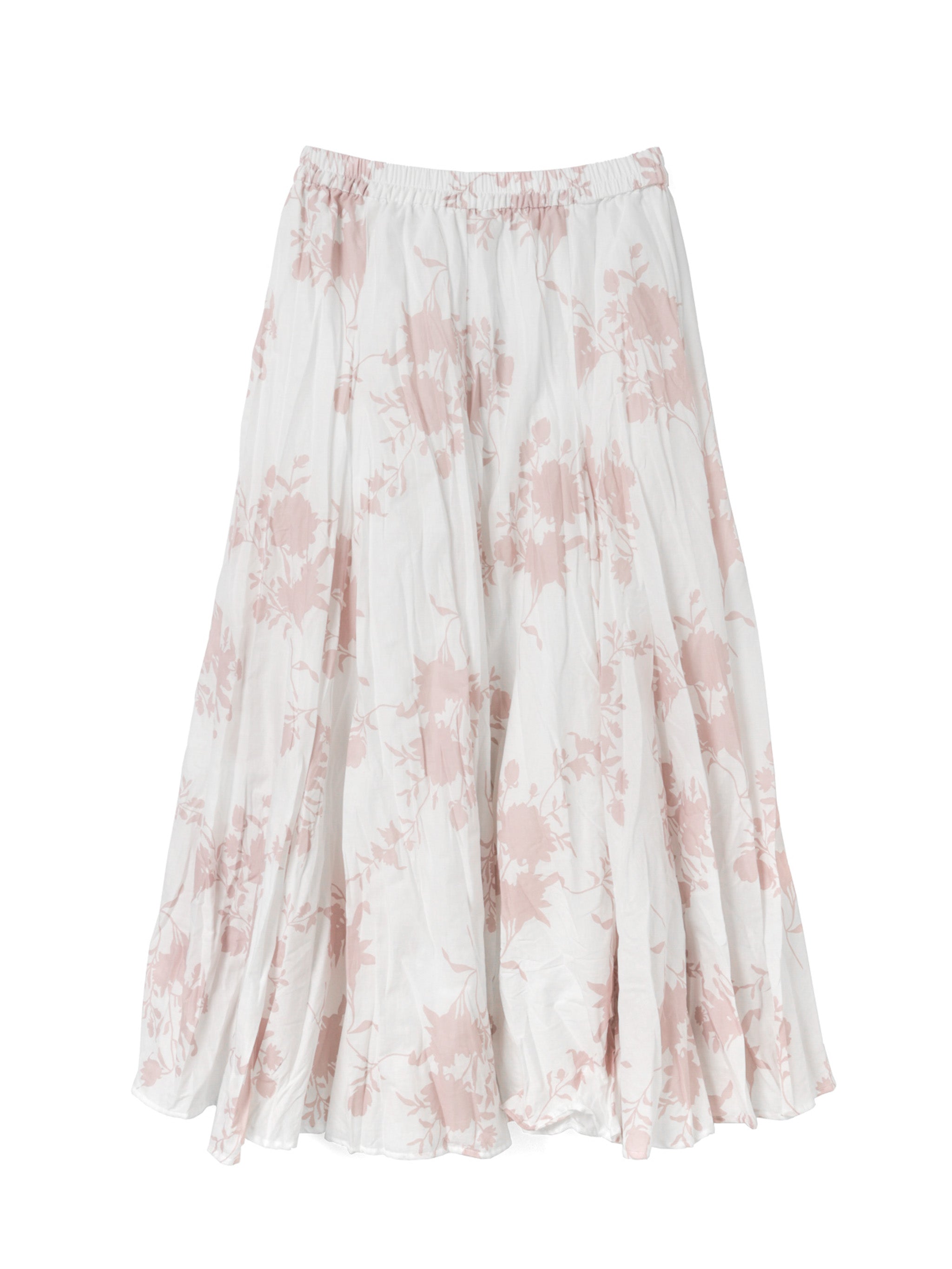 flower print volume flare SK | 2-260105 – mizuiro ind