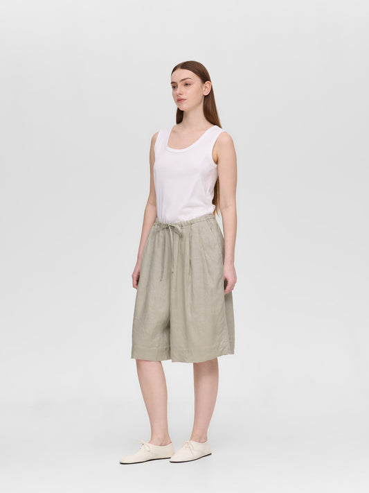 linen wide half PT | 2-260106