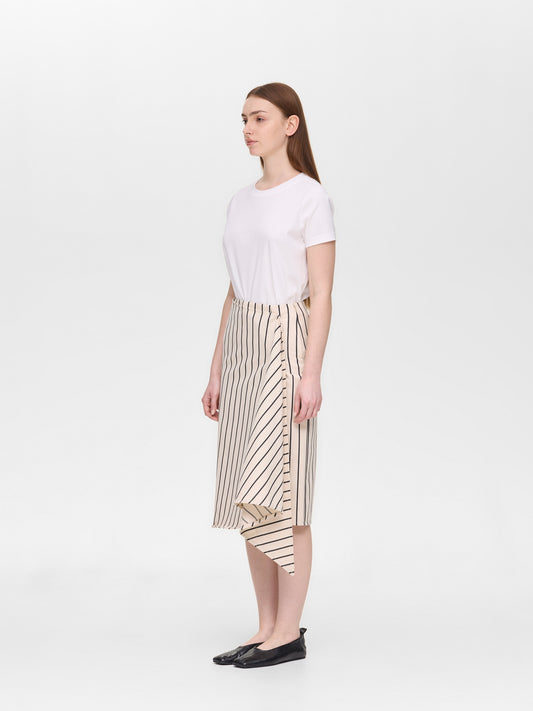stripe asymmetry drape SK | 2-260108