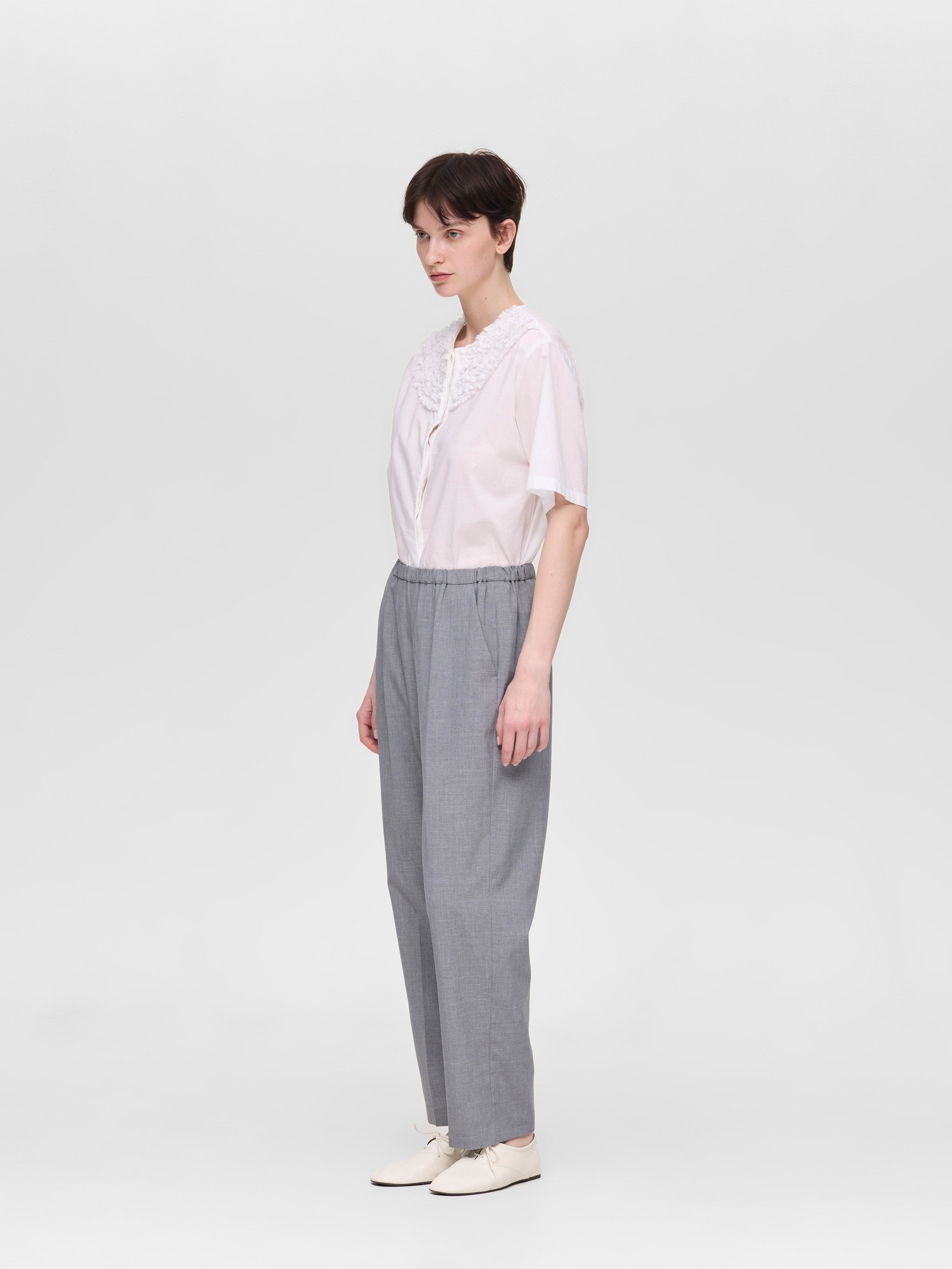 panpan　グレー38 wide slacks | 2-260113 – mizuiro ind