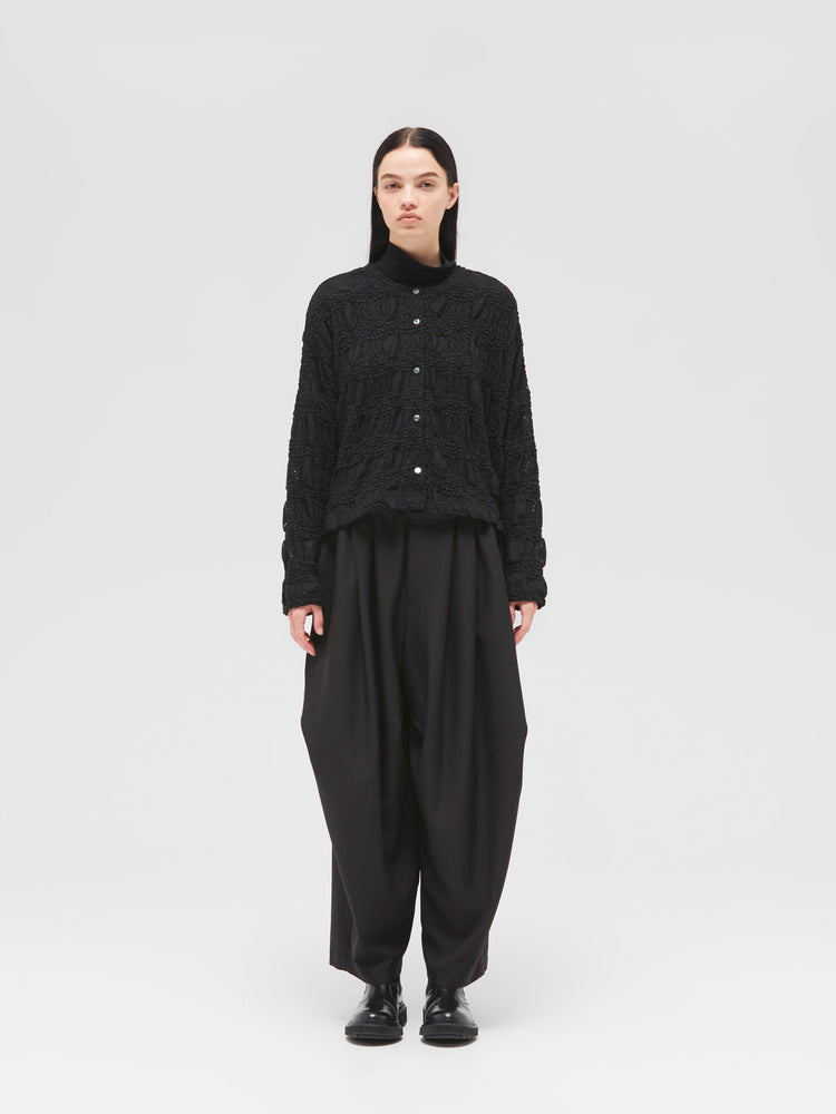 EXTRA30- Mizuiro ind Black Balloon Skirt, made in Japan