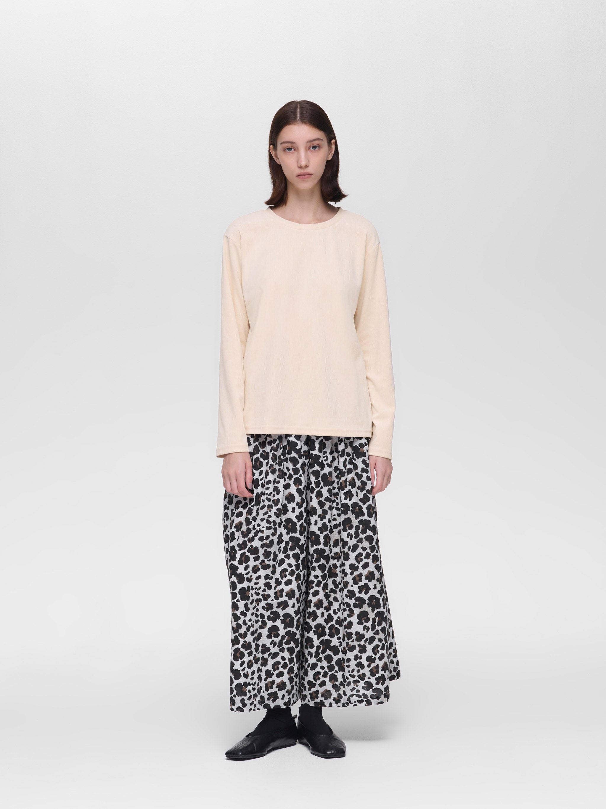 CIVARIZE TROIS AMES 長袖カットソー pique long slv crew neck T | 3-210065 – mizuiro ind