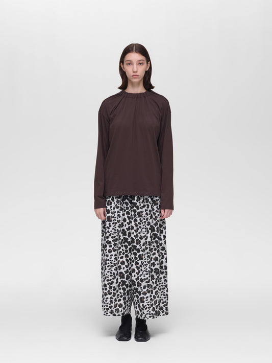 gather high neck P/O | 3-210073