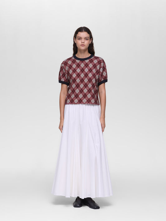 argyle print T | 3-210075