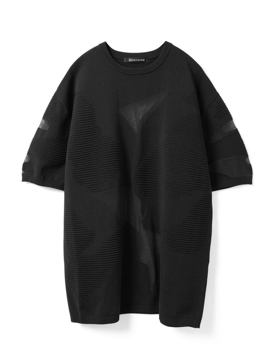 sheer pattern tunic | 3-220098