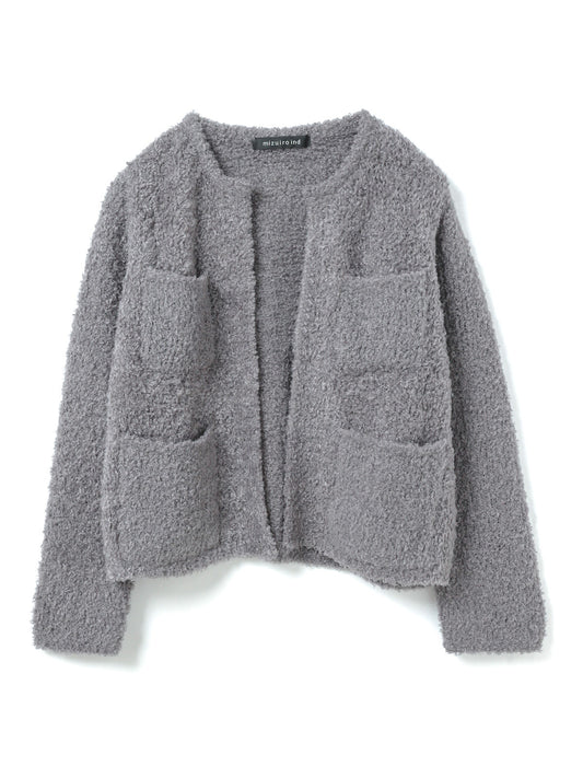hairly crew neck C/D with pockets | 3-220100