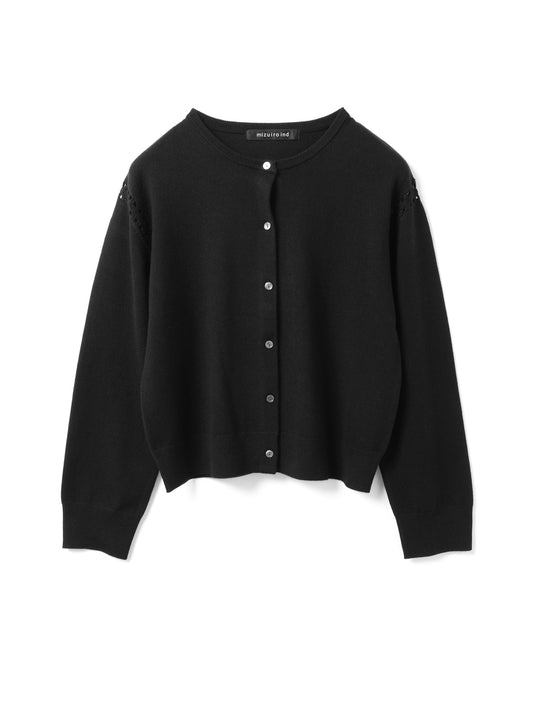 crew neck C/D crochet | 3-220102