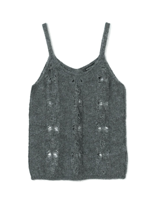 sheer pattern camisole vest | 3-220139