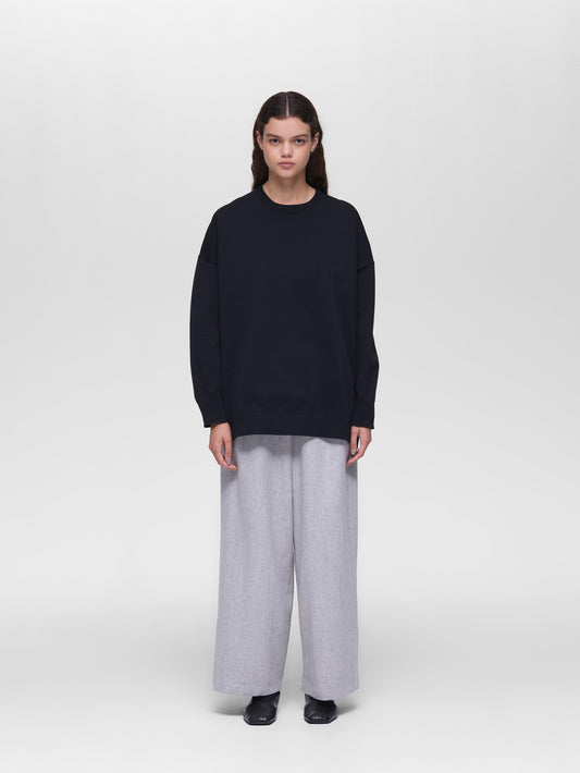 crew neck wide P/O | 3-220150