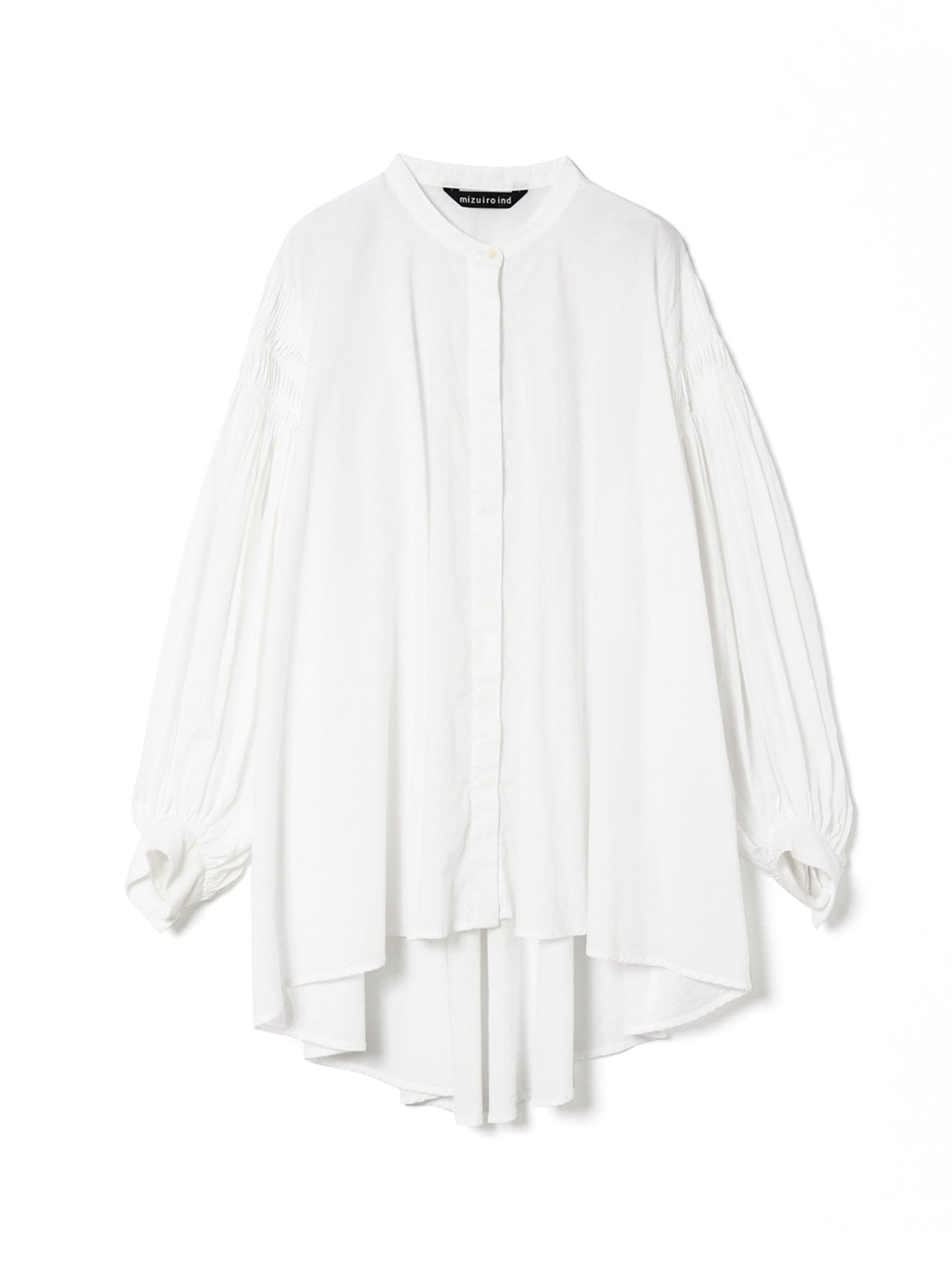 pin tucked puff slv shirt | 3-230043 – mizuiro ind