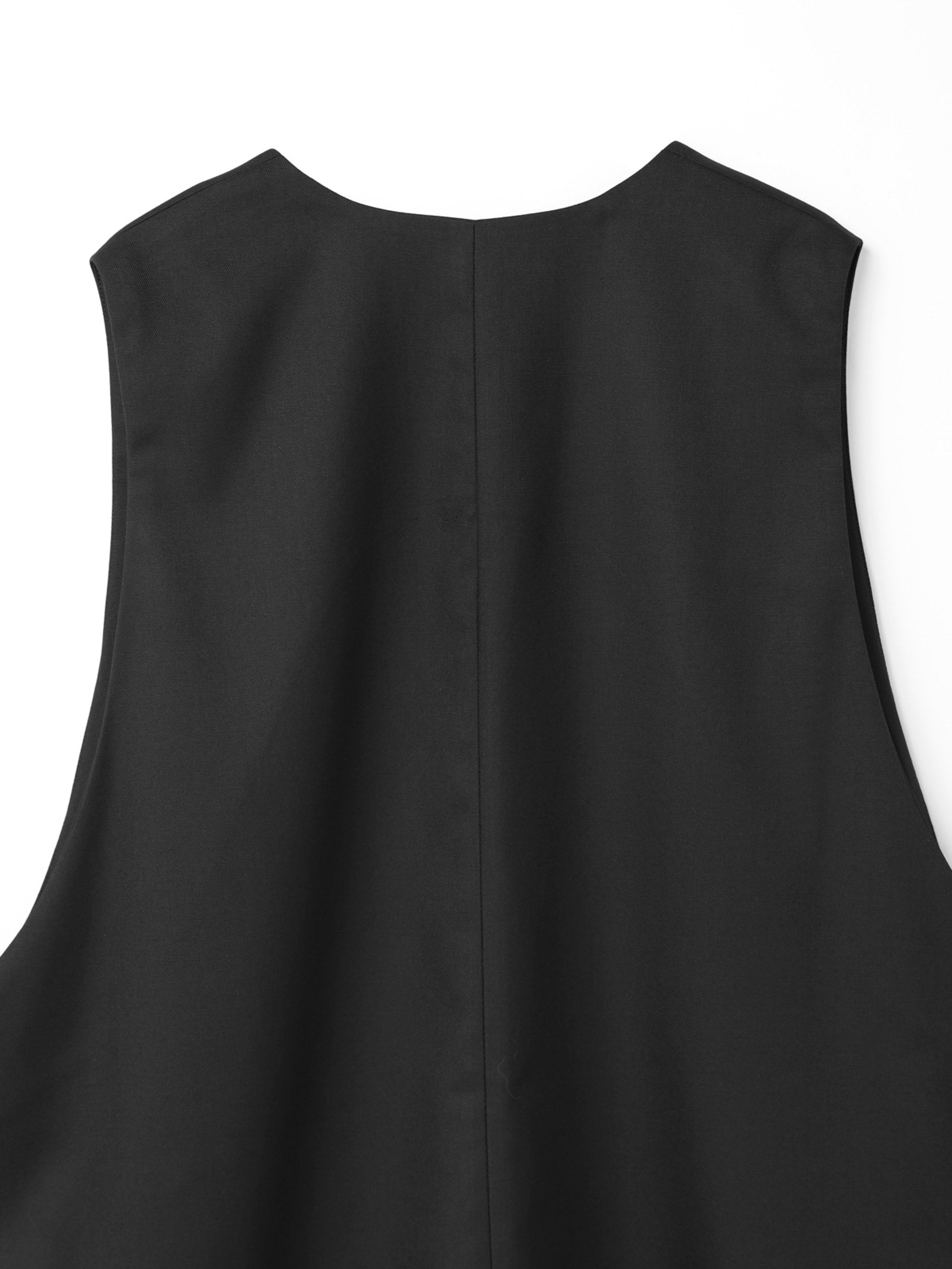 トップス mizuiro ind deep V neck wide vest mizuiro ind (ミズイロインド) ディープVネックワイドベスト