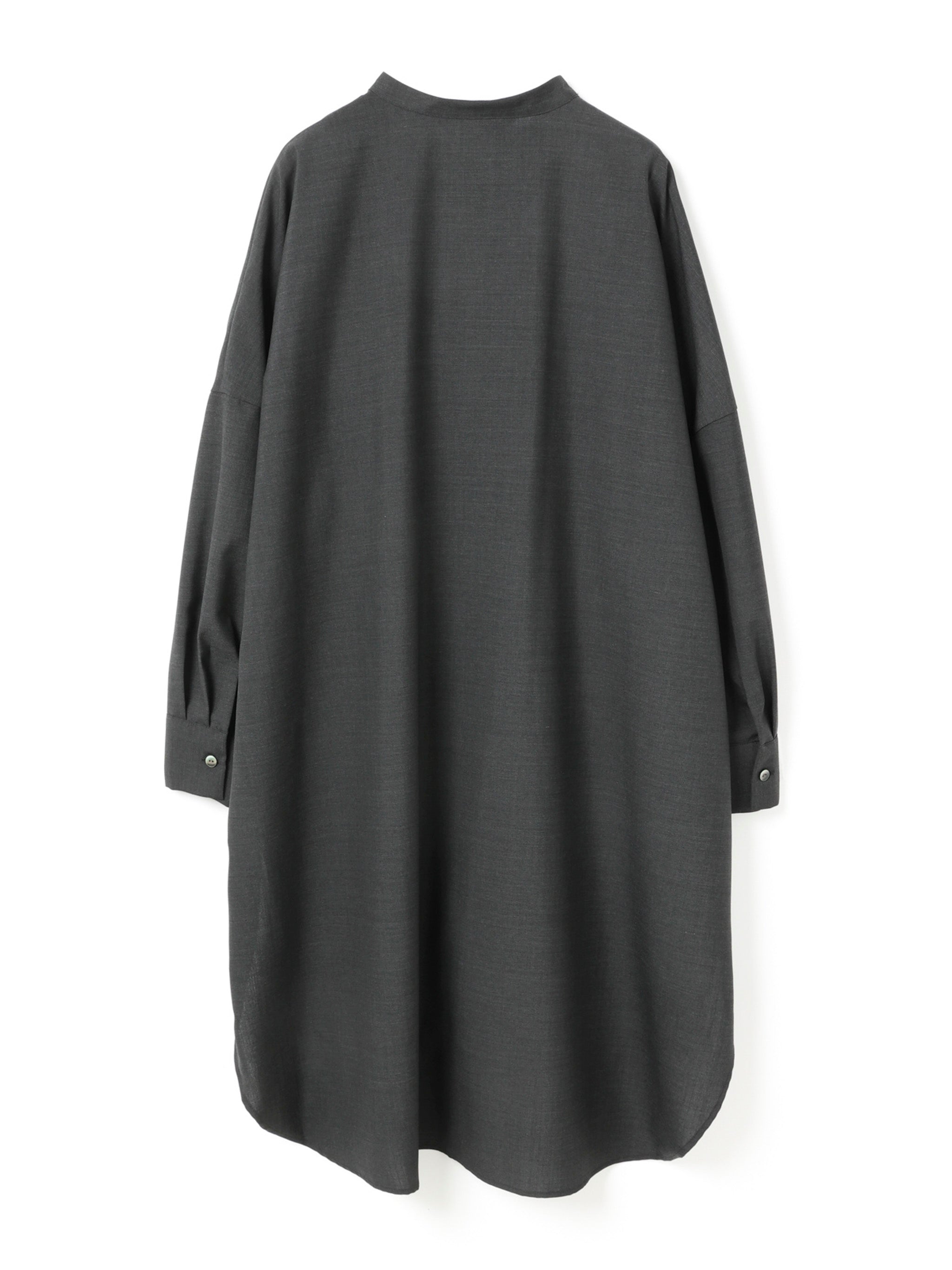 T/W stand collar shirt tunic | 3-230075 – mizuiro ind
