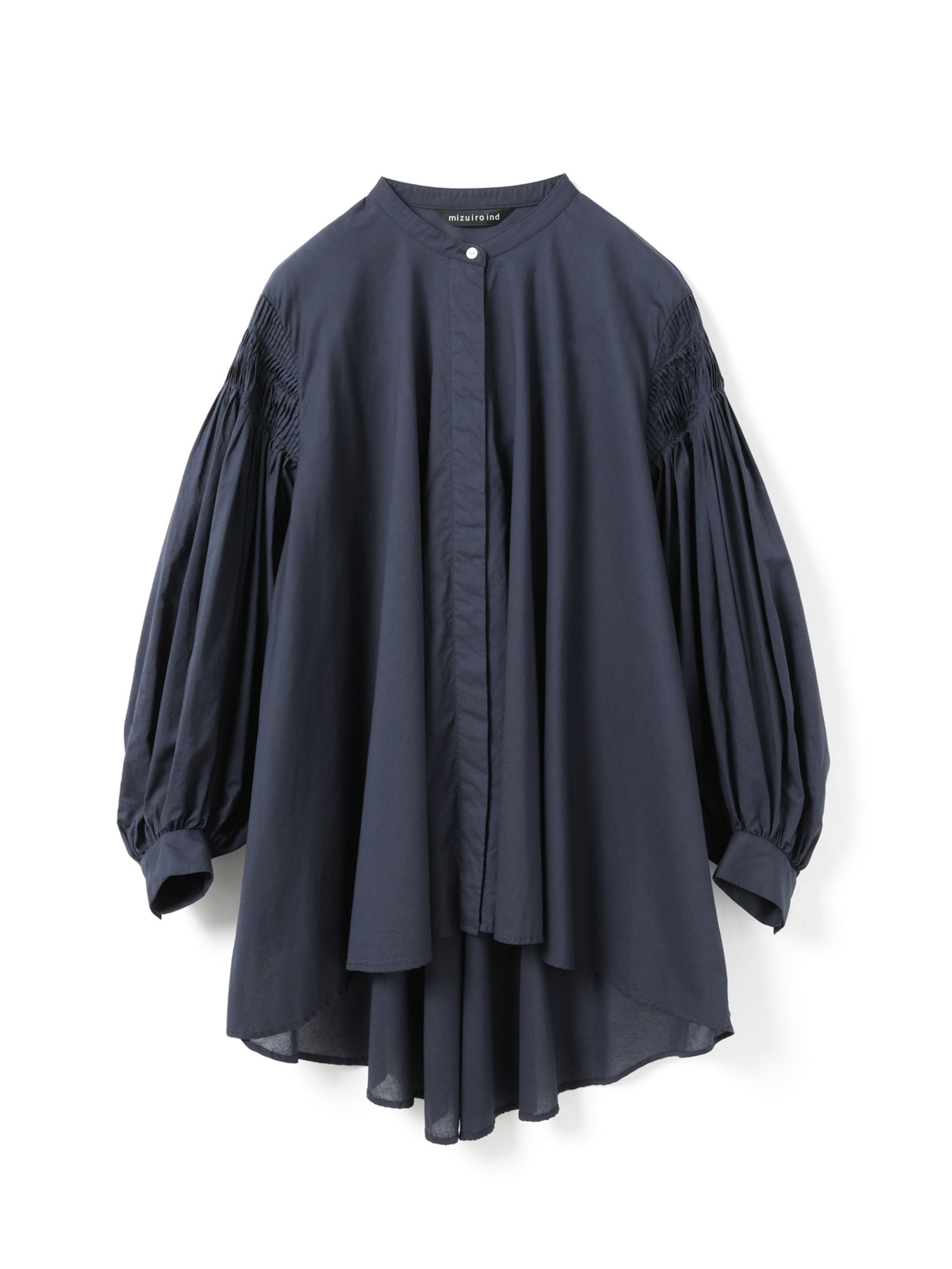 pin tucked puff slv shirt | 3-230083 – mizuiro ind