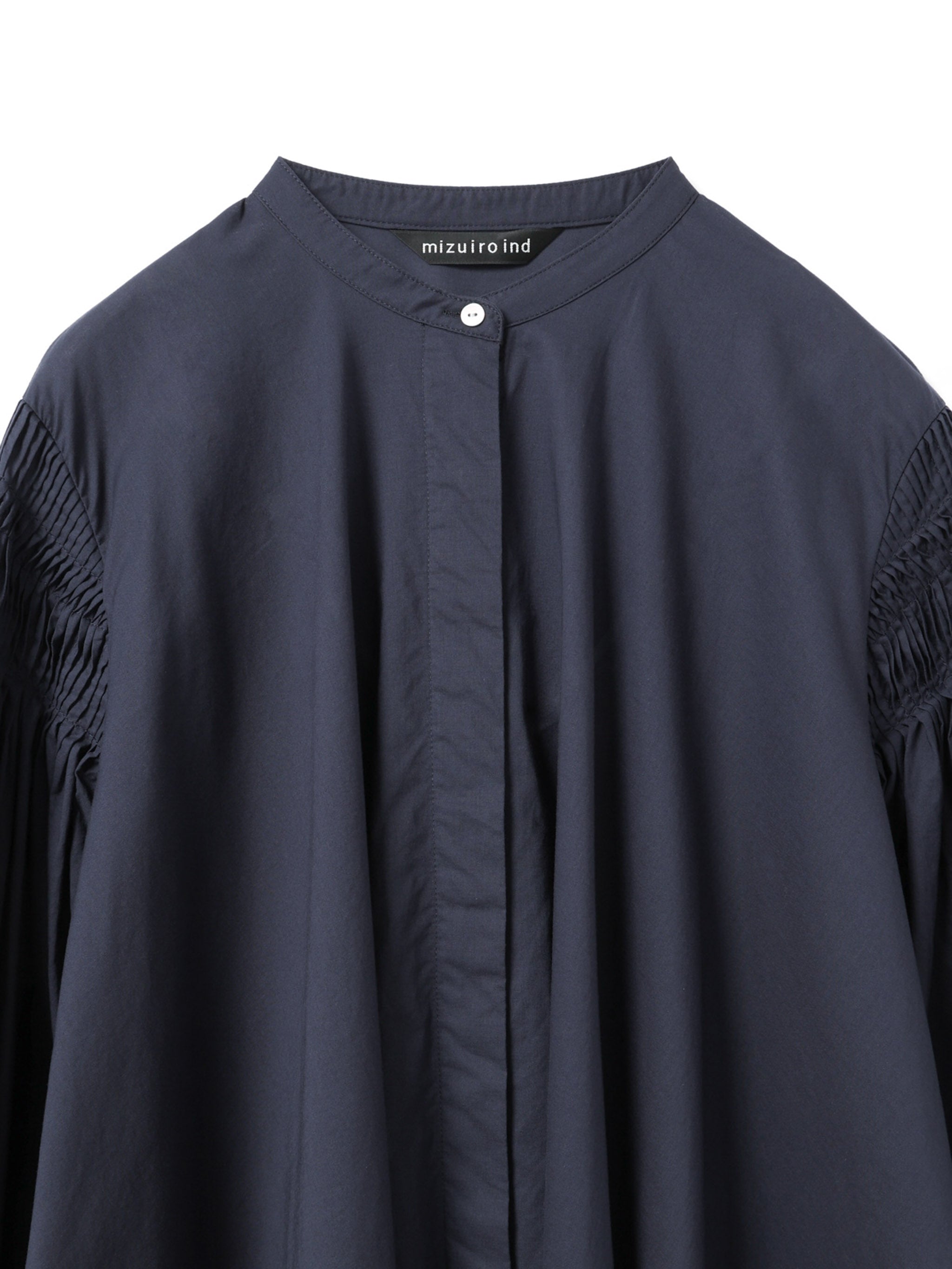 pin tucked puff slv shirt | 3-230083 – mizuiro ind