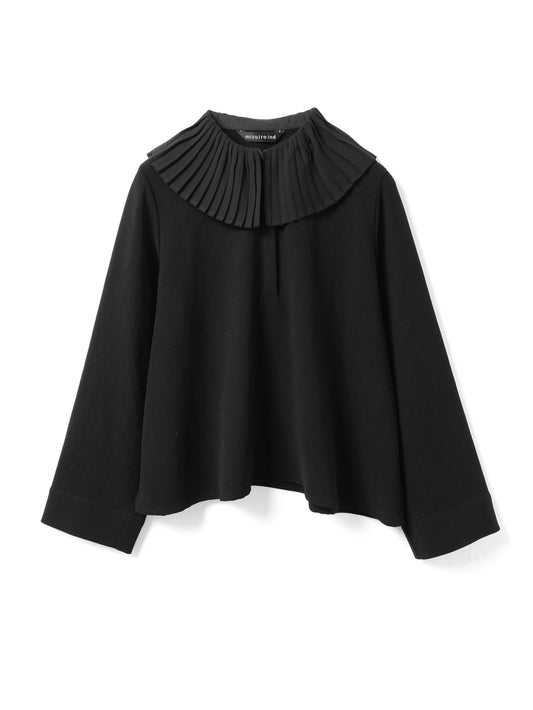 pleats collar shirt P/O | 3-230085
