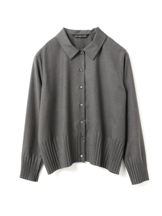 pleats hem shirt | 3-230088