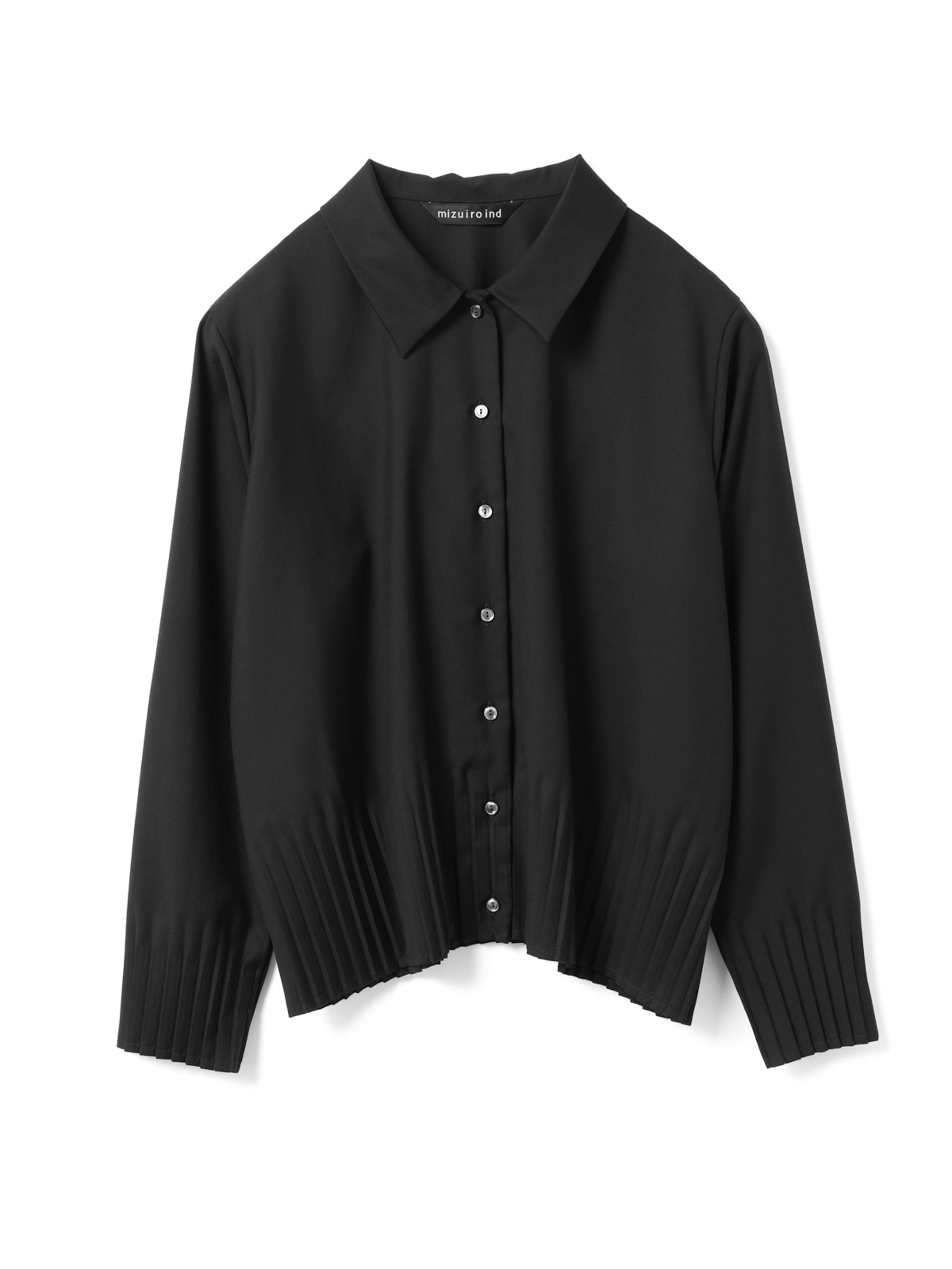 pleats hem shirt | 3-230088 – mizuiro ind
