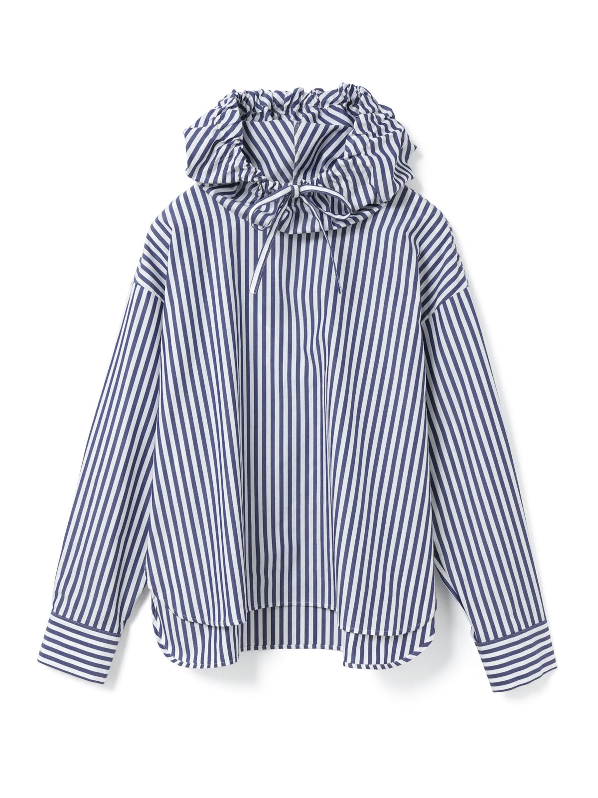 ⭐️mizuiroind⭐️ミズイロインド カットソー フリーサイズ ネイビー セール】mizuiro ind メッシュロングスリーブワイドT（Tシャツ