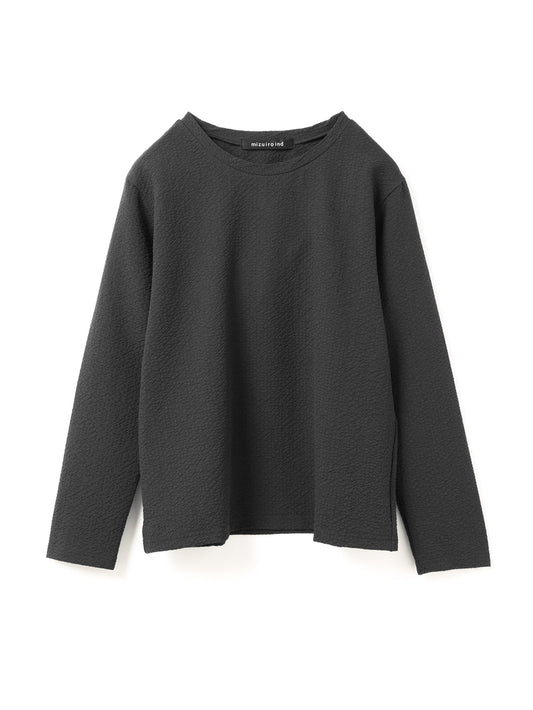 jacquard  crew neck P/O | 3-230104