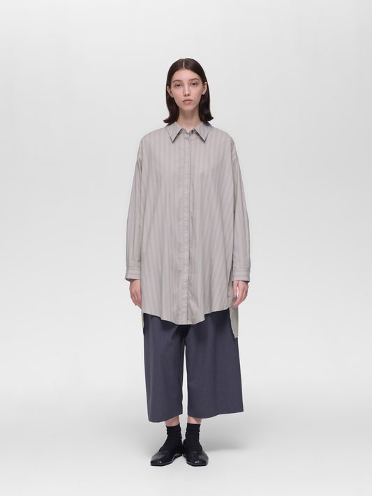 stripe box cut shirt | 3-230145