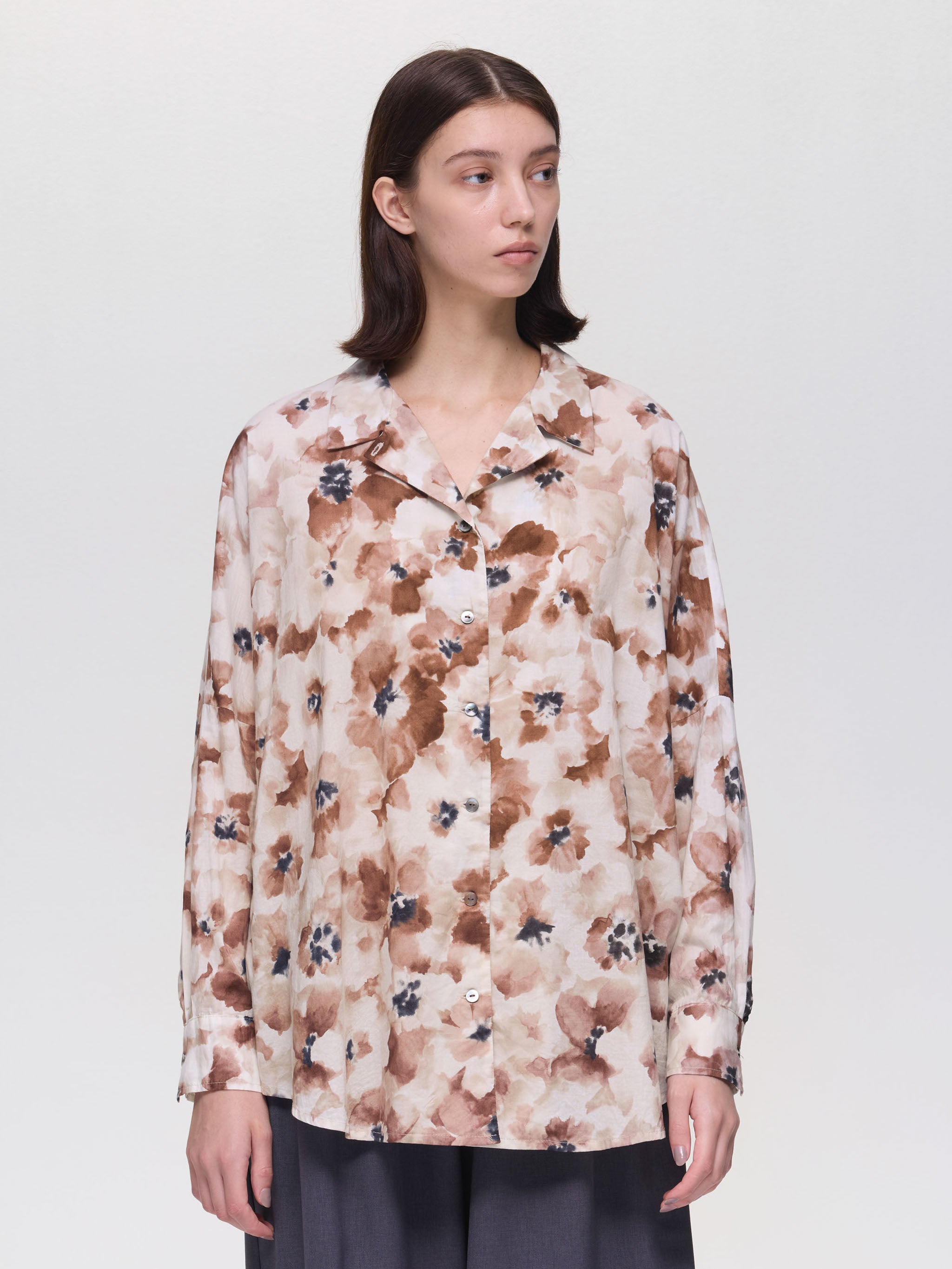 print wide shirt | 3-230148 – mizuiro ind