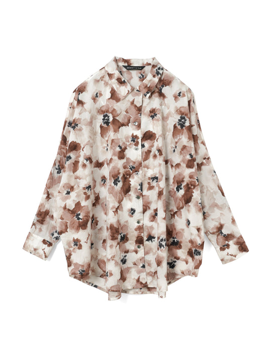 print wide shirt | 3-230148