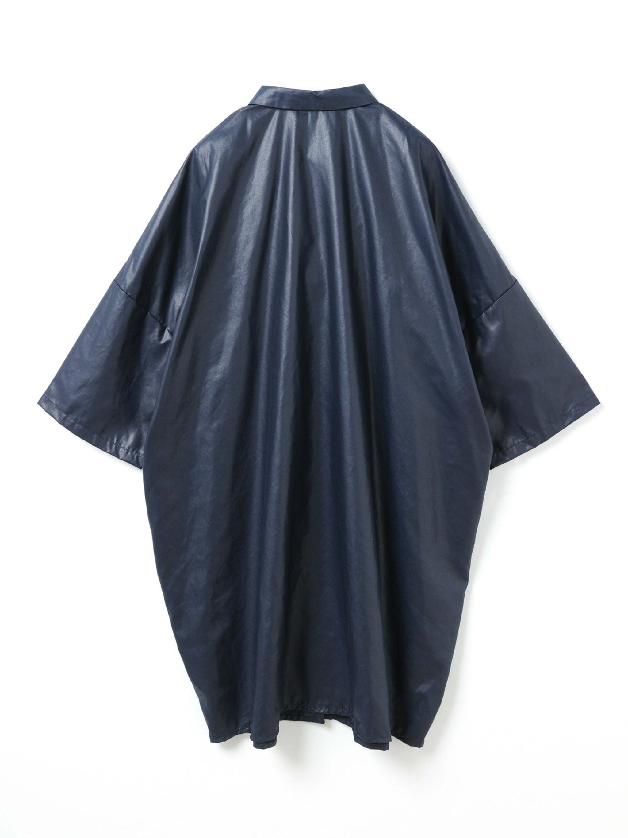 glossy wide half slv shirt OP | 3-250065 – mizuiro ind