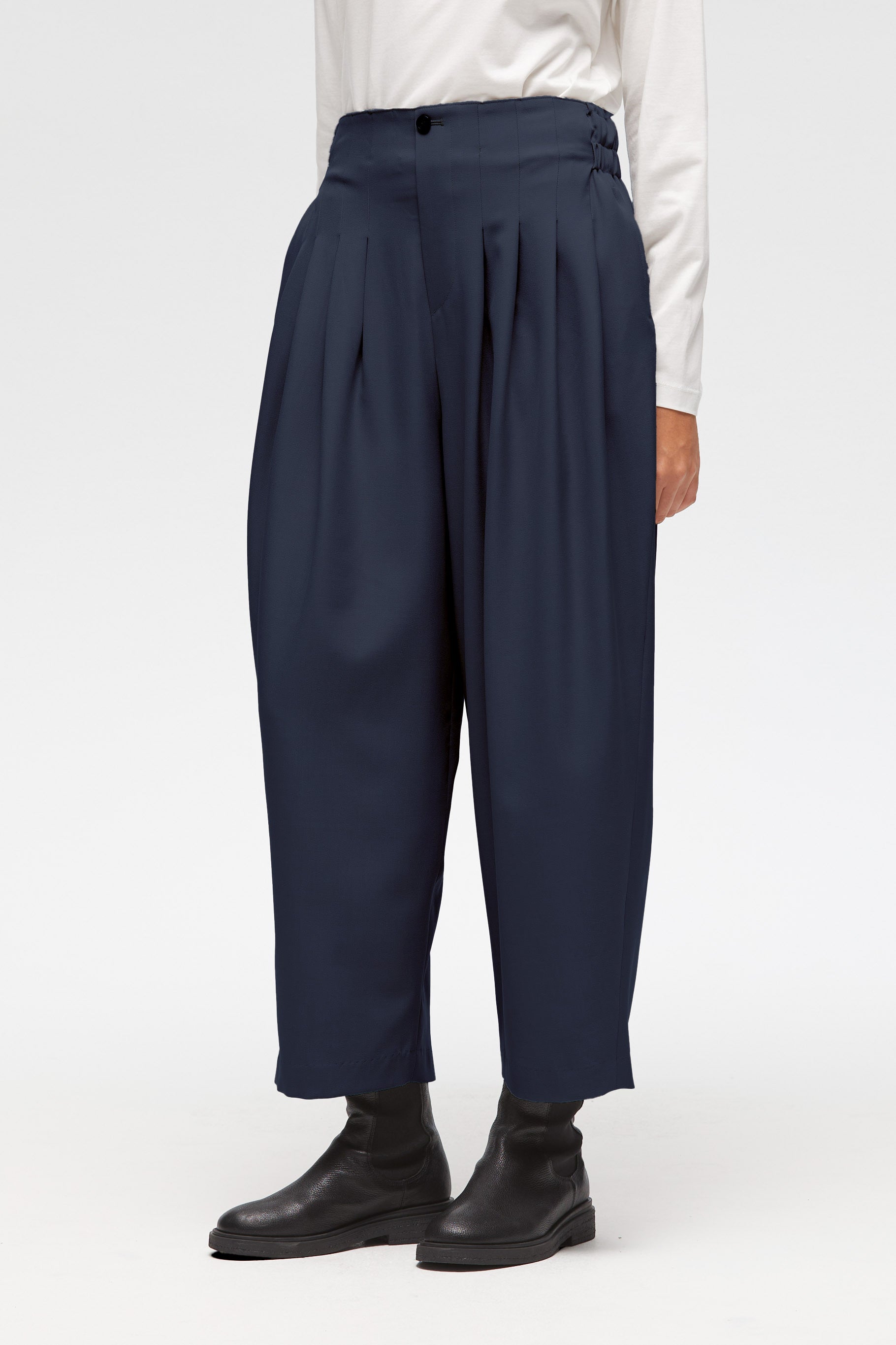 high waist tuck PT | 3-260077 – mizuiro ind