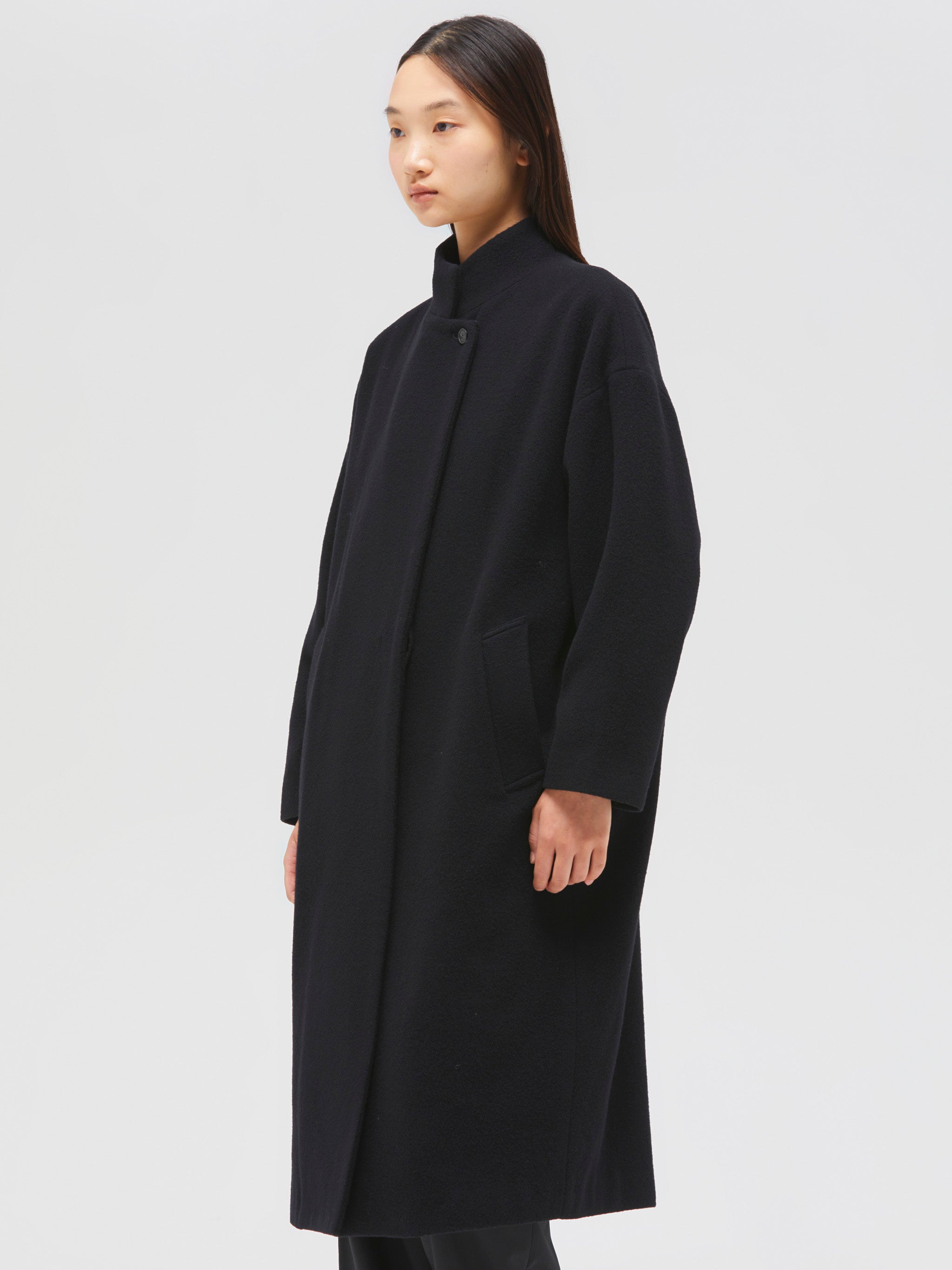 ジャケット・アウター mizuiro ind wool blend stand collar CT mizuiro ind」wool blend stand collar CT | ANOTHER LOUNGE