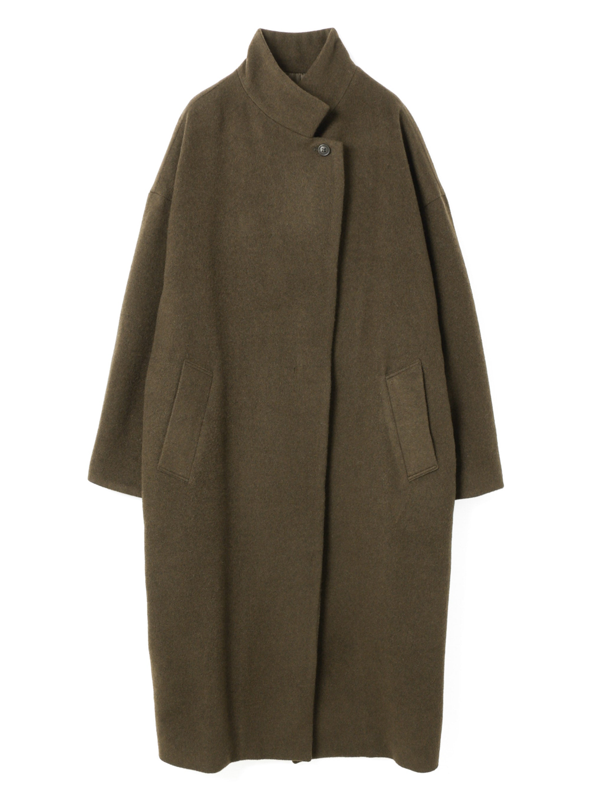 wool blend stand collar CT | 3-270051 – mizuiro ind