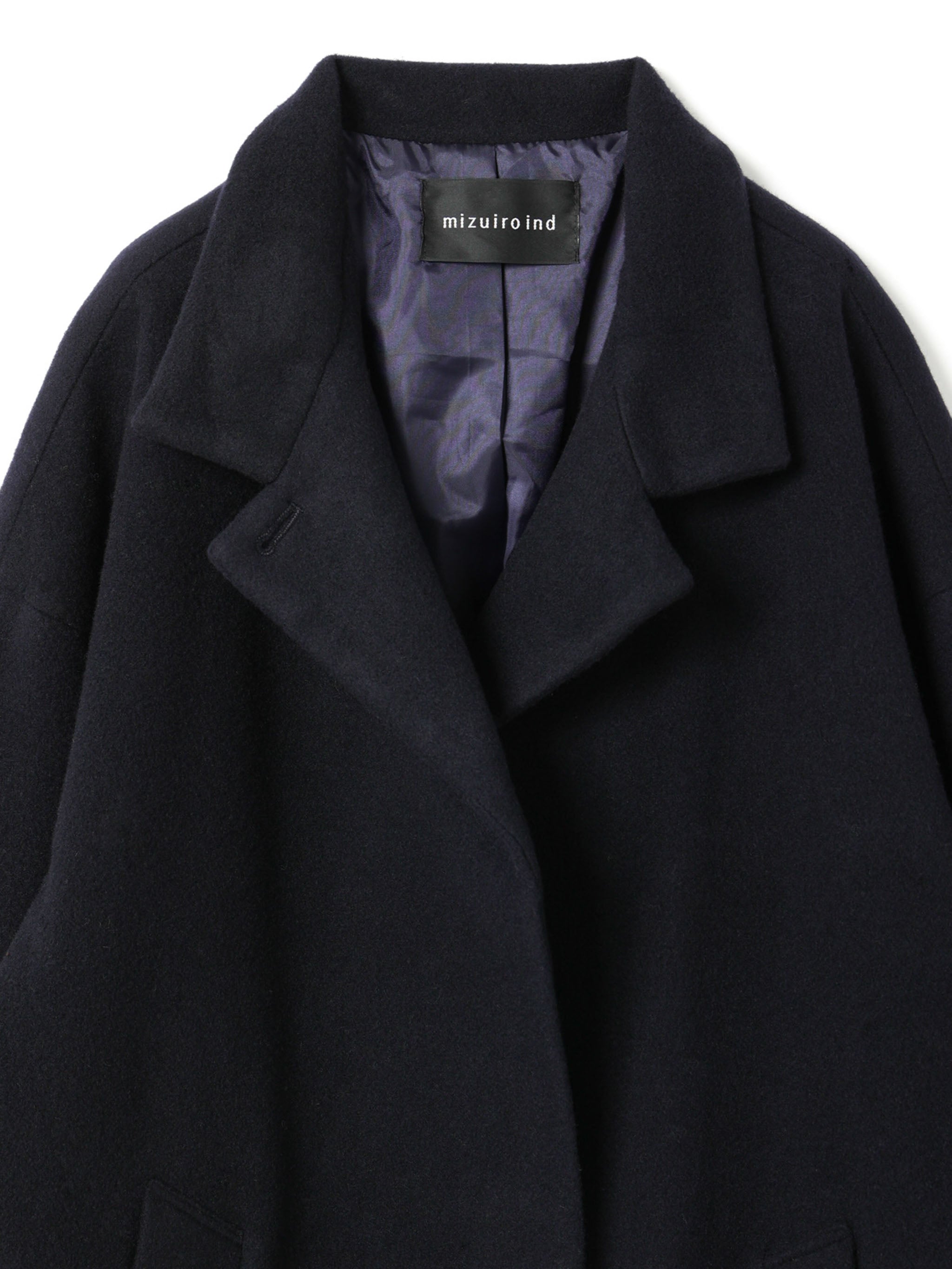 ジャケット・アウター mizuiro ind wool blend stand collar CT wool blend stand collar CT | 3-270051 – mizuiro ind