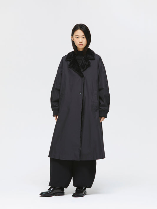 back boa coat | 3-270052