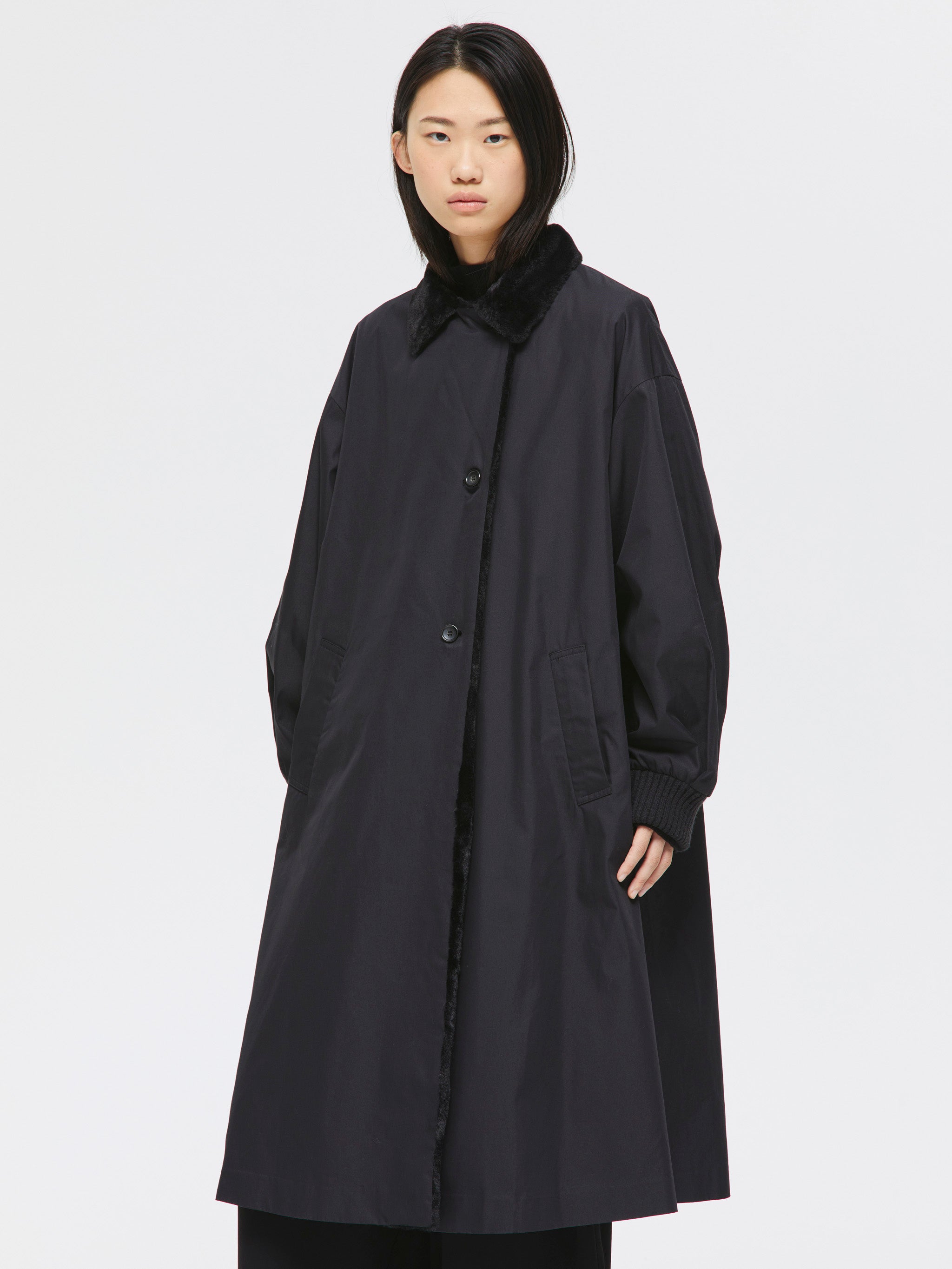 back boa coat | 3-270052 – mizuiro ind