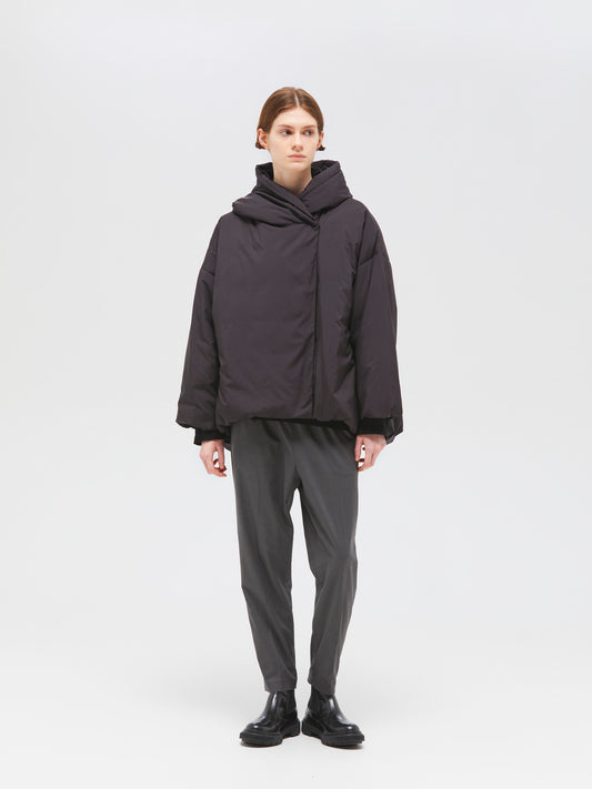 hooded short down JK | 3-270053