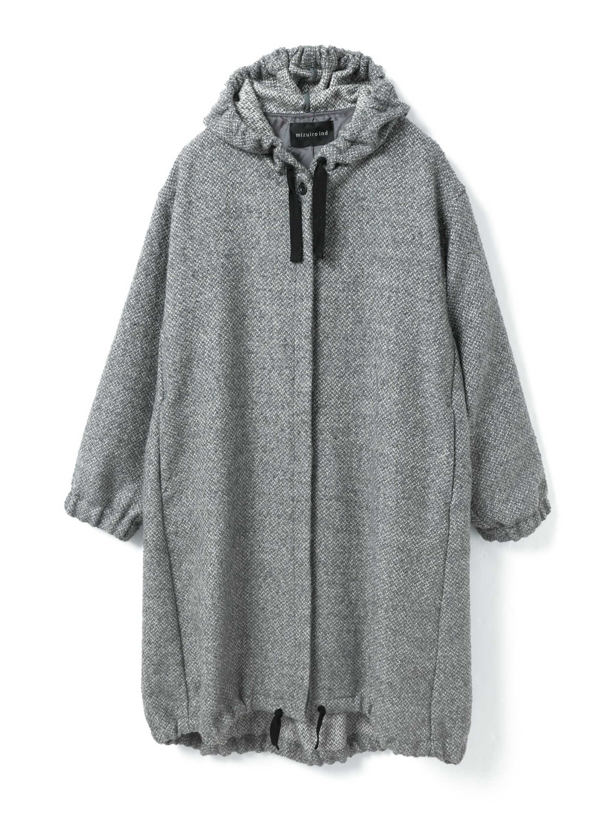 mizuiroind Wool Hooded Short Coat マーコート mizui-3-270002_1.jpg