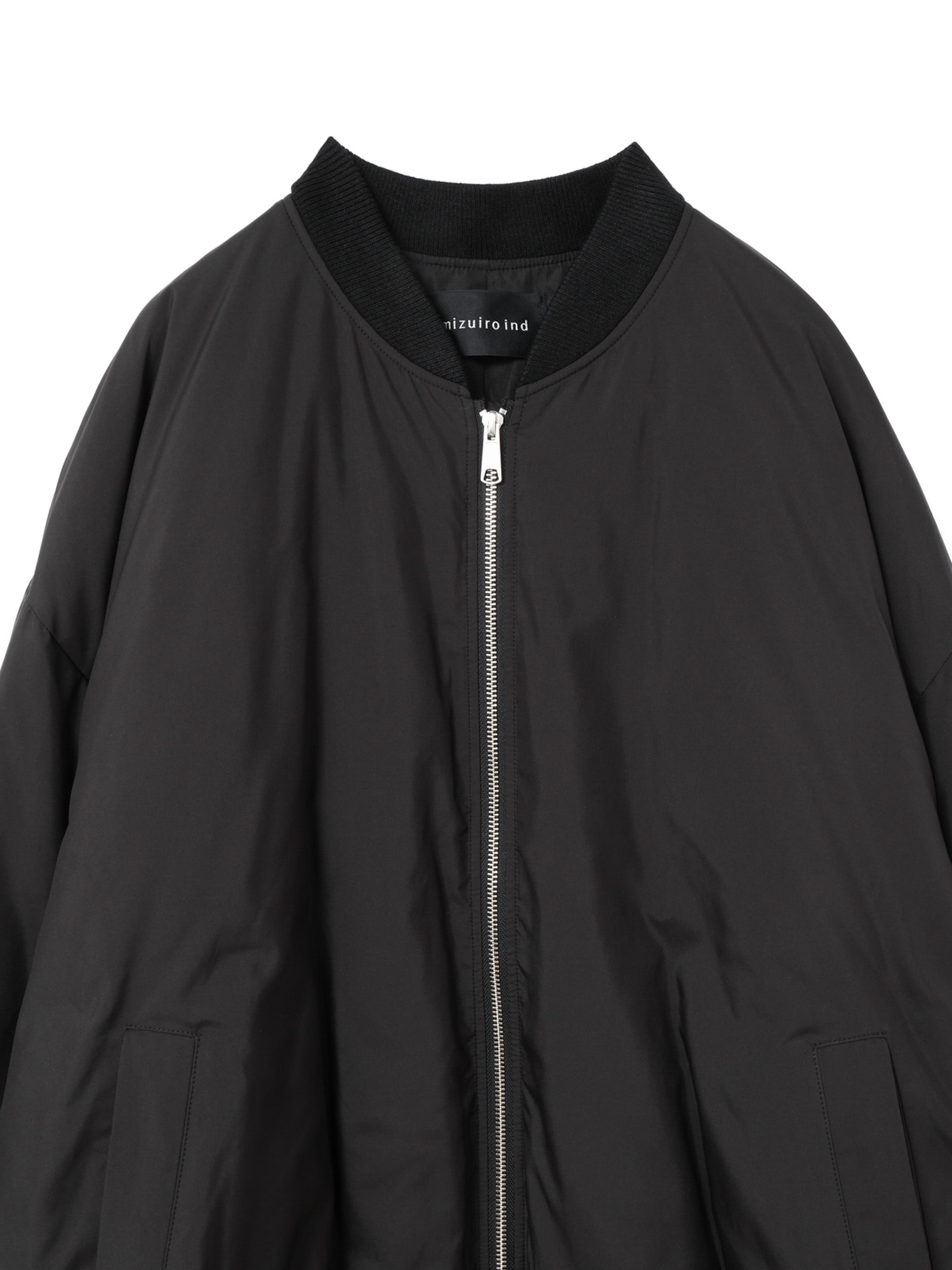 wide zip down blouson | 3-270063 – mizuiro ind