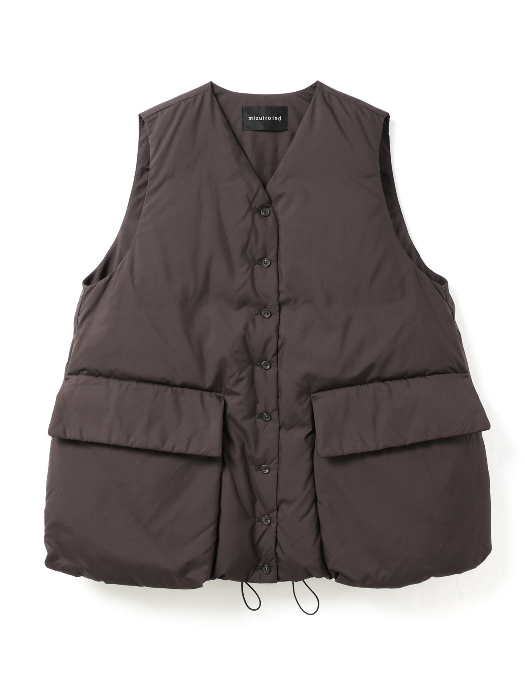 down vest | 3-270066 – mizuiro ind