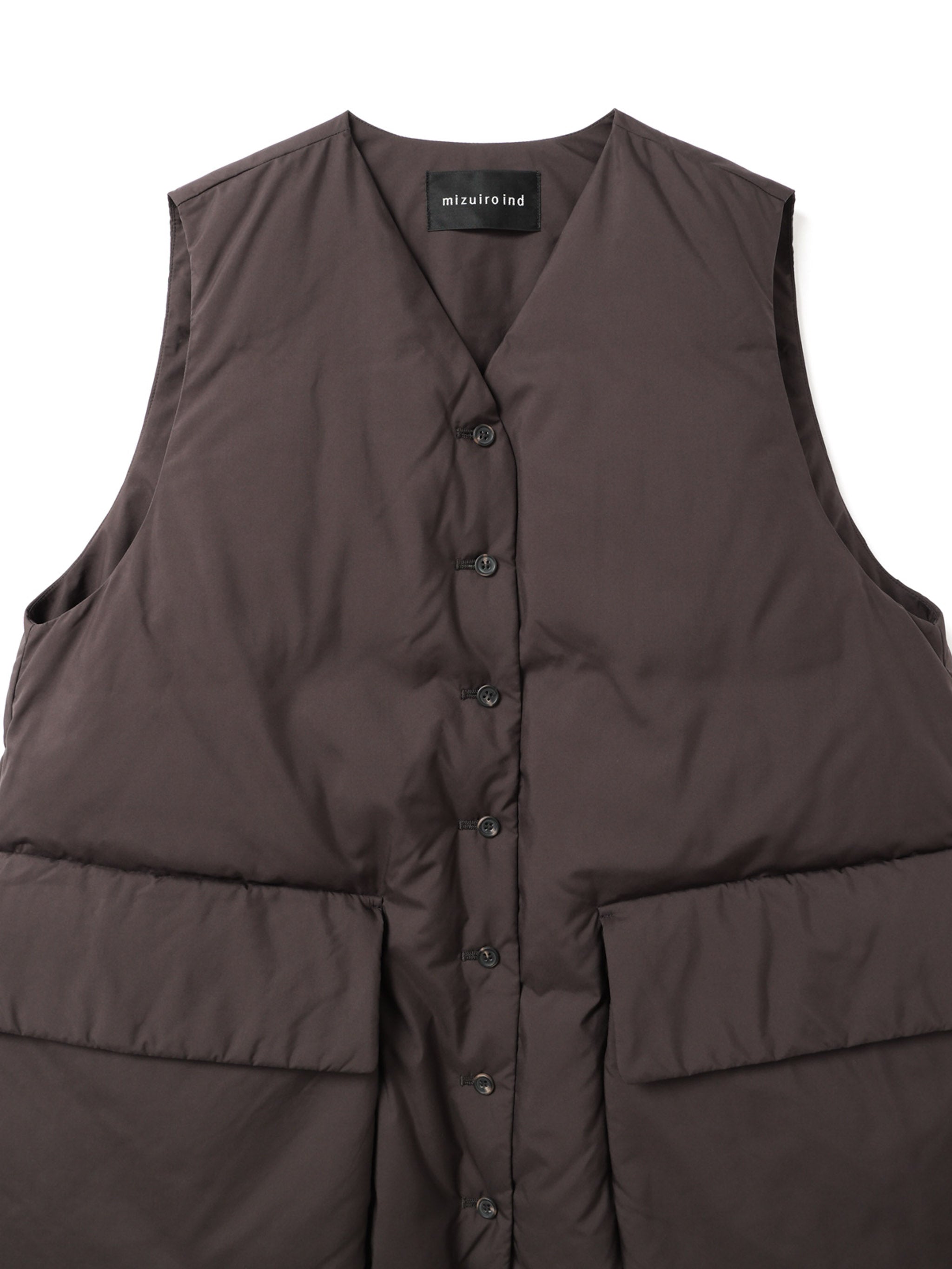 down vest | 3-270066 – mizuiro ind