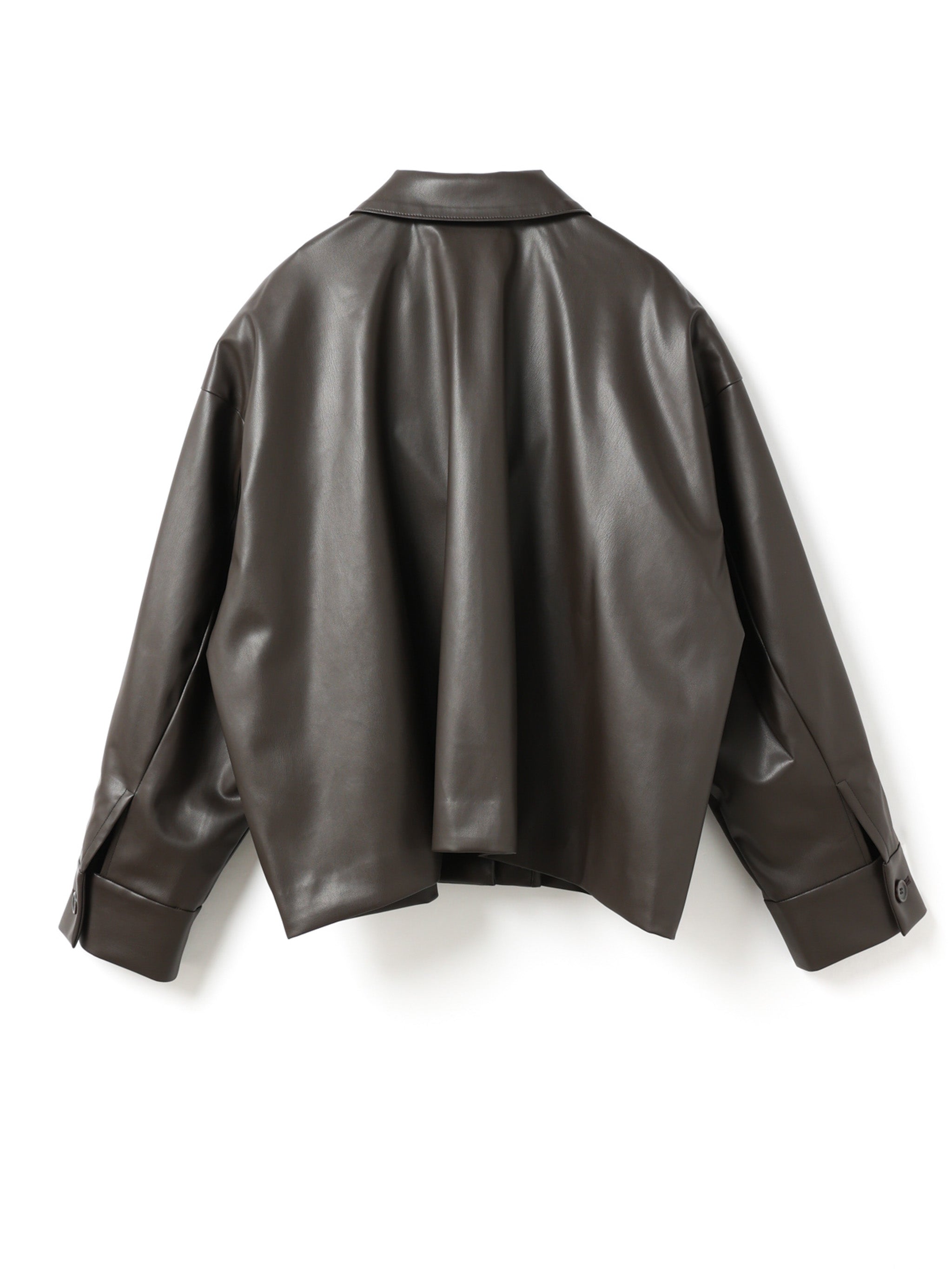 synthetic leather shirt JK | 3-270069 – mizuiro ind