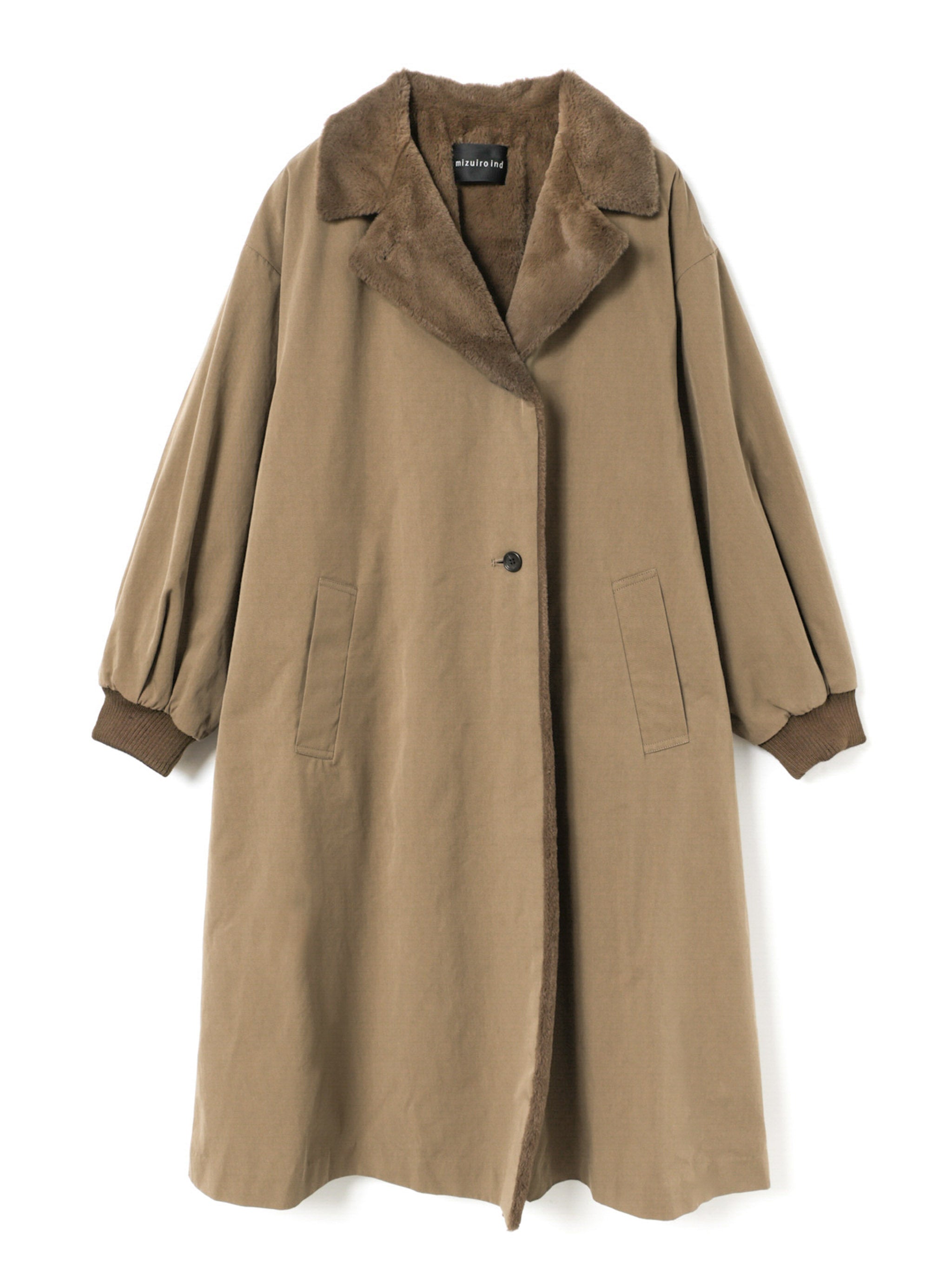 back boa coat | 3-270071 – mizuiro ind