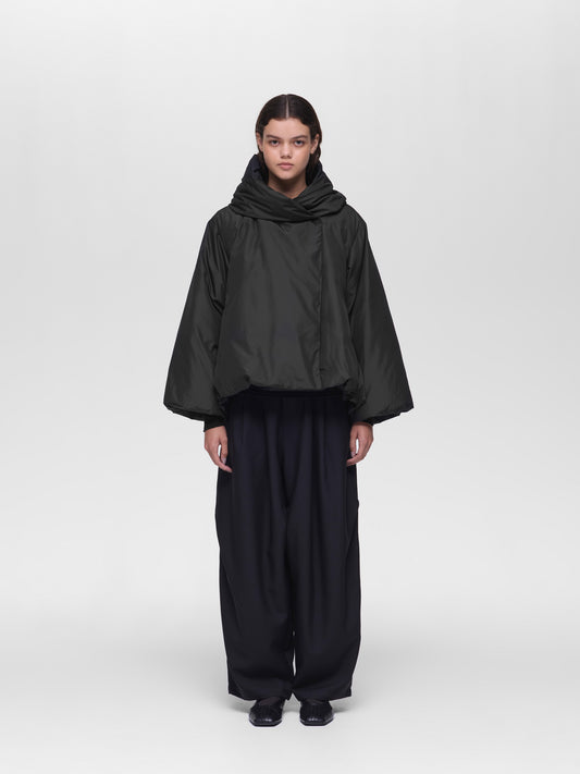 hooded short down JK | 3-270090
