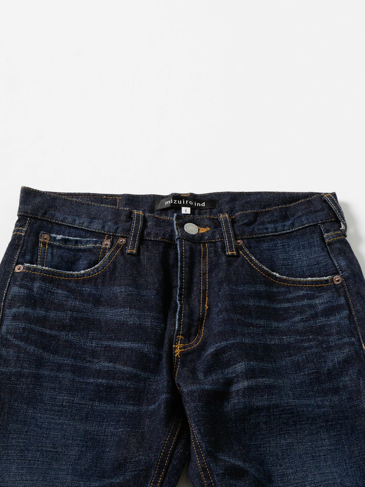 4/5 length denim | 3-27054 – mizuiro ind