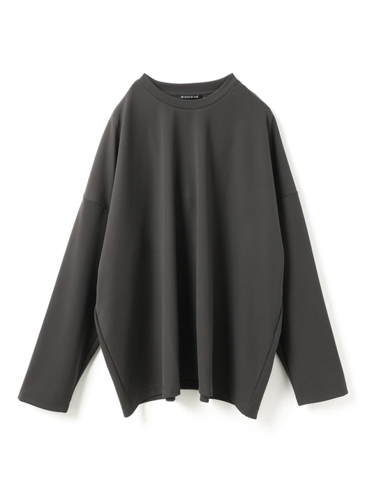 crew neck long slv T shirt | 3-510004-w