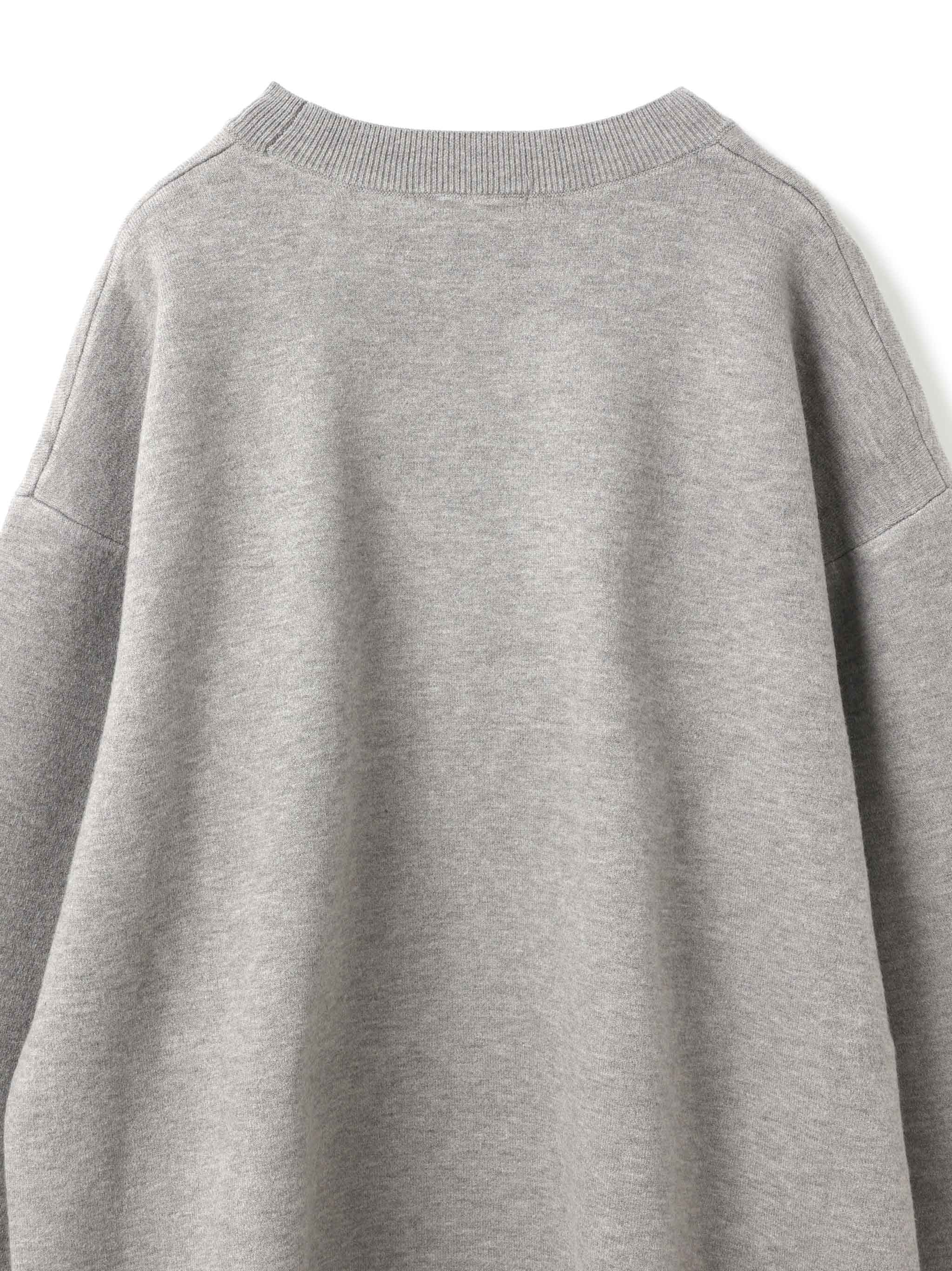 double face crew neck wide tunic | 3-520005-w – mizuiro ind