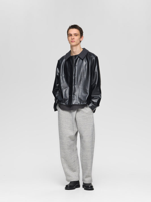 synthetic leather shirt | 3-530003-m