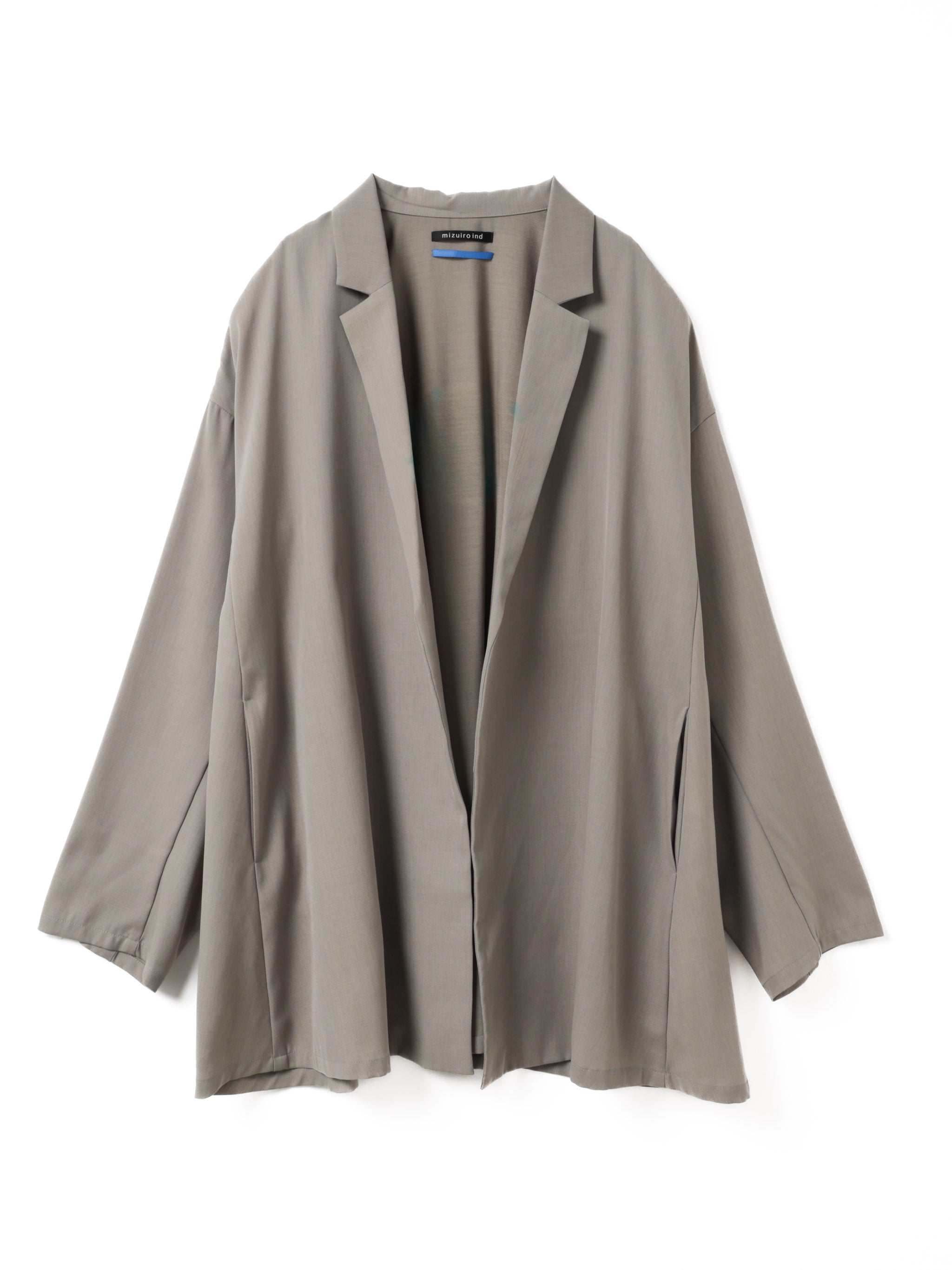 （25ss）mizuiro ind tailored shirt jacket tailored shirt jacket | 3-530006-w – mizuiro ind