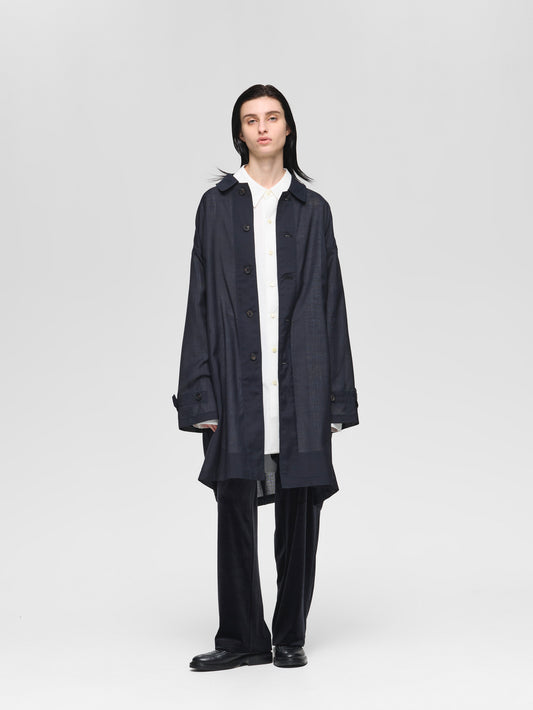 soutien collar long shirt | 3-530009-w