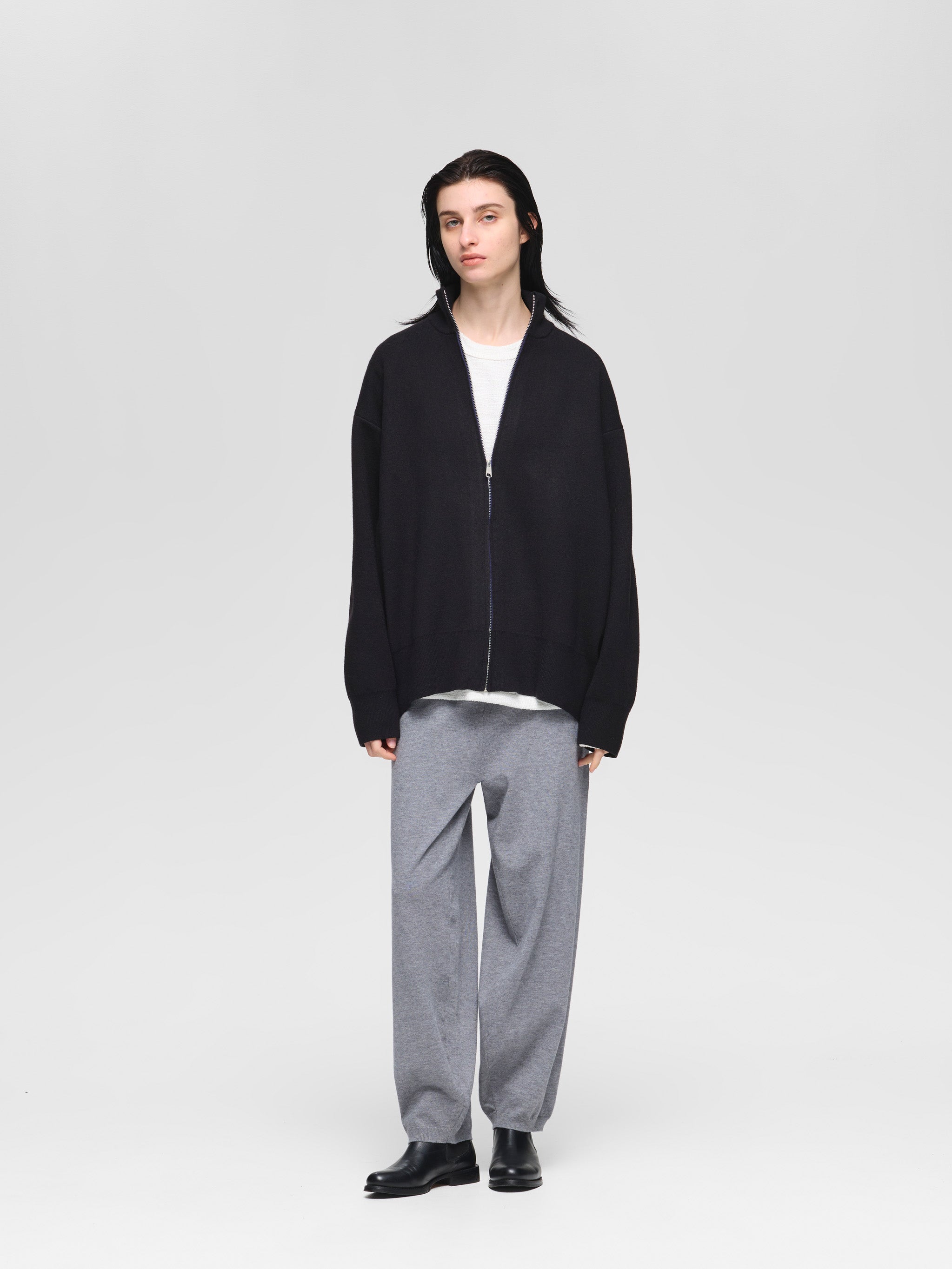 knit trousers | 3-560000-w – mizuiro ind