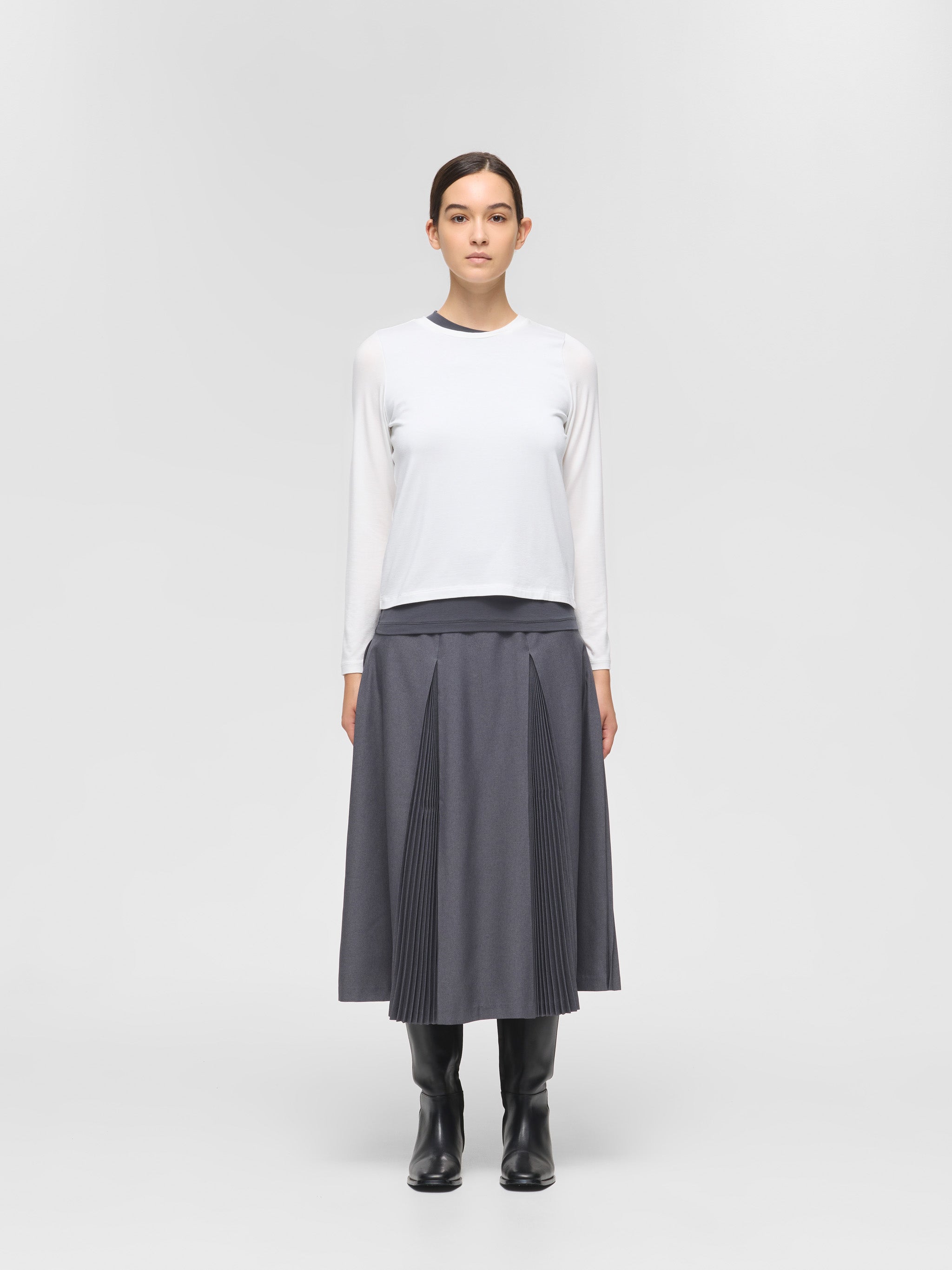 【新品未使用】mizuiro ind no collar half slv CT Spring & Summer Collection 2025 – mizuiro ind